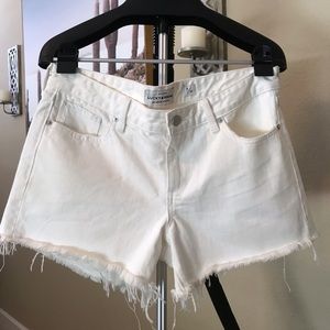 Lucky Brand White Denim Cutoff Shorts